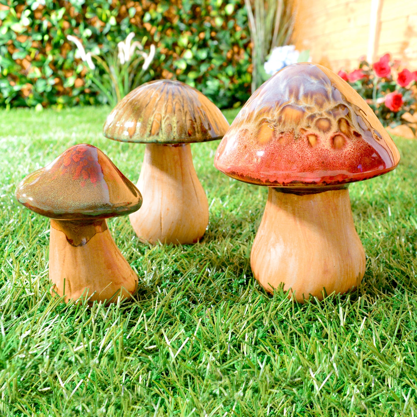 Set of 3 Mushrooms