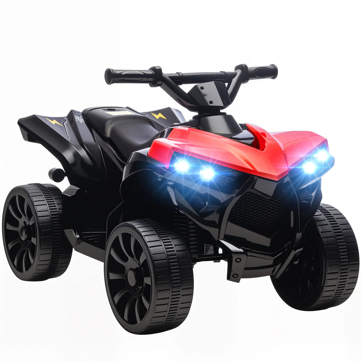AIYAPLAY 6V Kids ATV, 4 Wheeler Electric Ride on Car with Music and LED