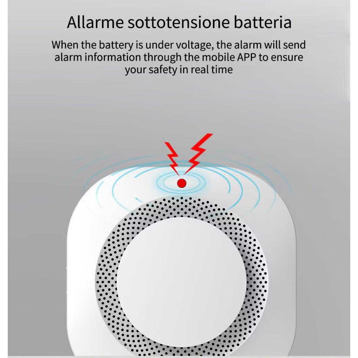 （2 Pack）Smoke Alarm Fire Protection Home Security System Smoke Alarm