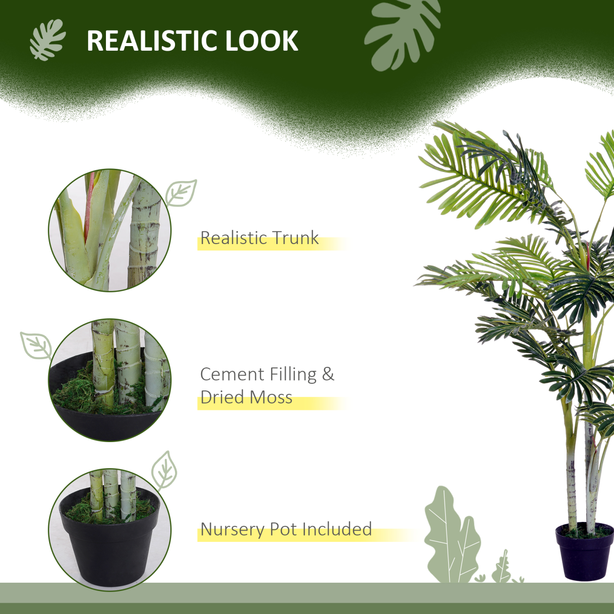 Artificial Plant Pot Tree, 150cm
