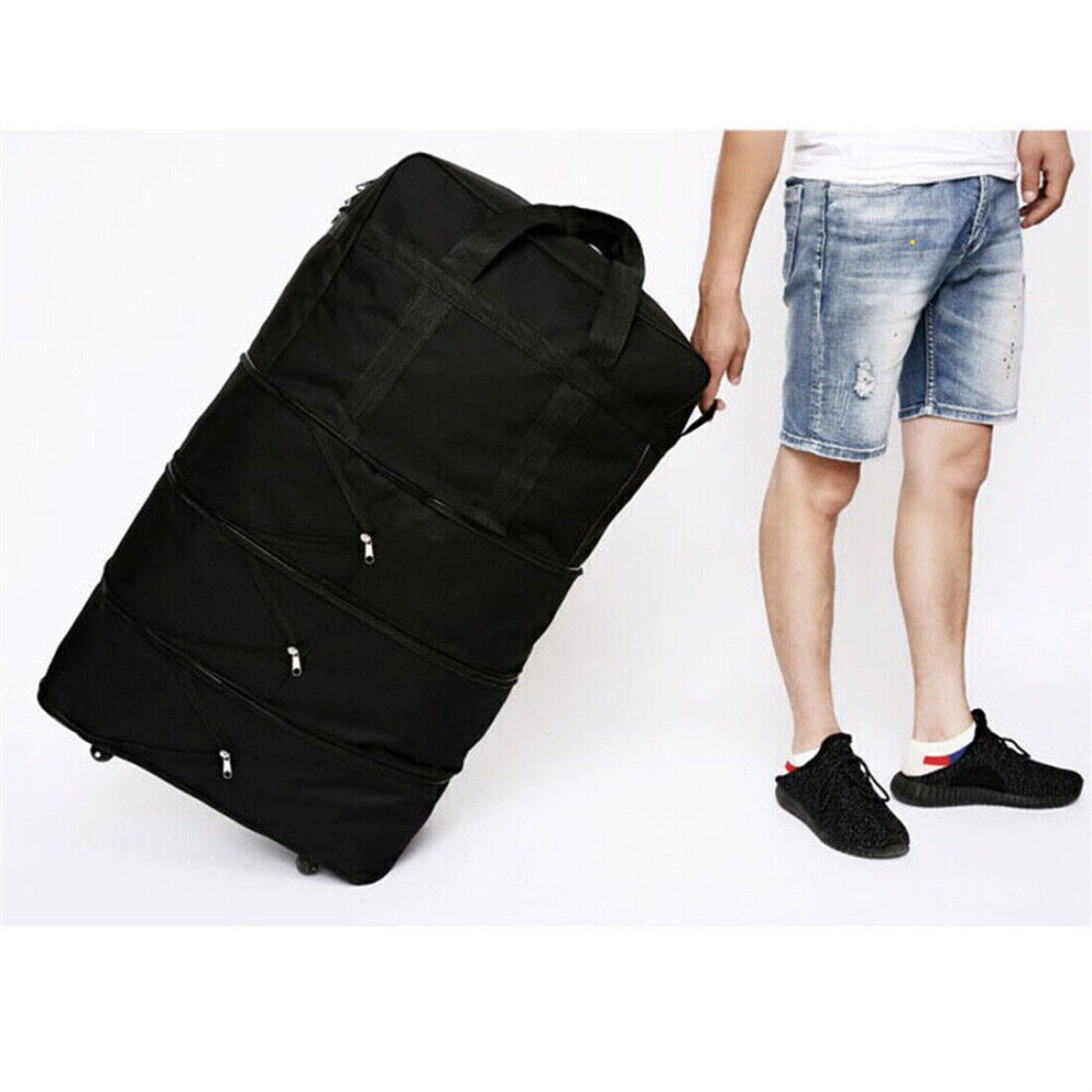 42" Extra Large Lightweight Luggage Trolley Suitcase Travel Bag Handbag BAG UK