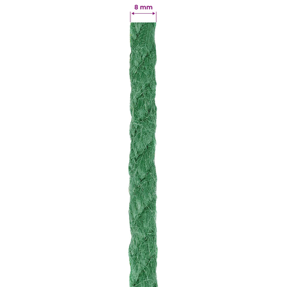 vidaXL Jute Rope Green 100% Tossa jute