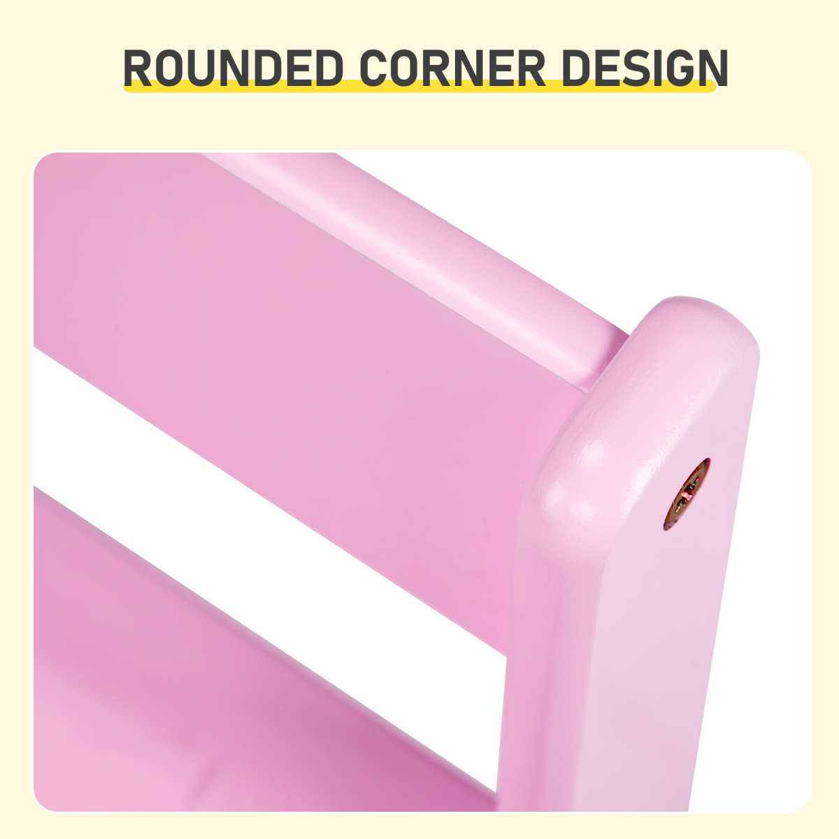 Kids Study Desk and Chair Set with Storage, Pink MDF, 60.5*41.5*50cm