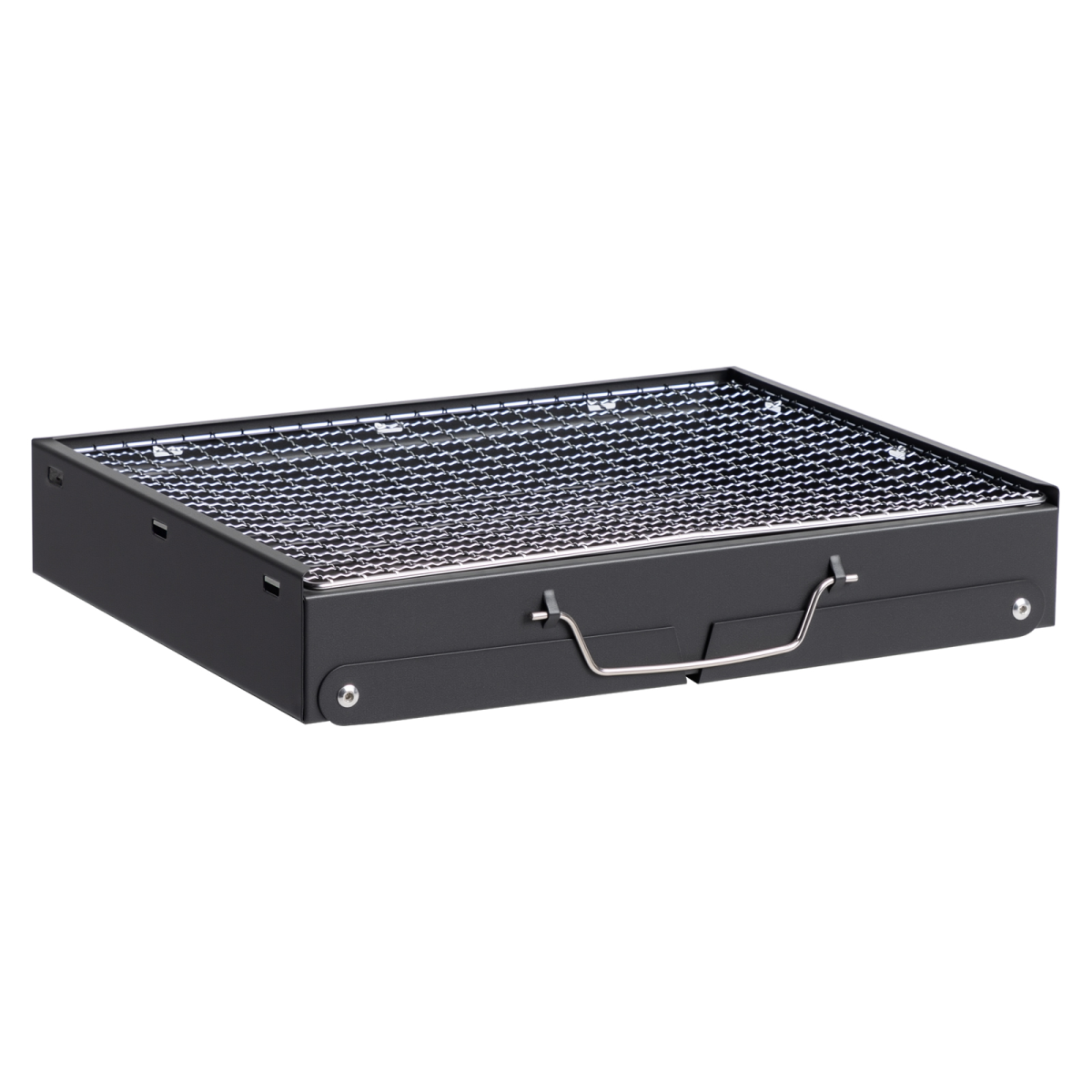 Portable BBQ Grill with Folding Feet, Compact and Lightweight Charcoal Grill for Outdoor Camping, Backyard, Picnic, Beach Party, and Family Outings