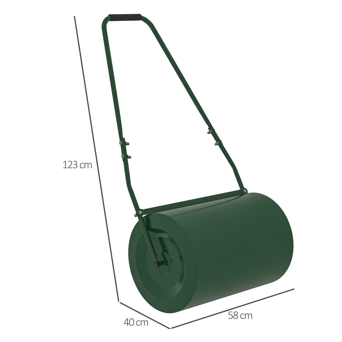 Heavy-Duty Lawn Roller - Efficient Flattening Tool for Perfect Lawns