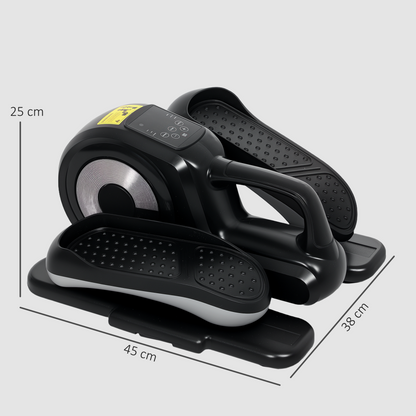 SPORTNOW Mini Elliptical Machine, Seated Pedal Exerciser w/ Remote Control