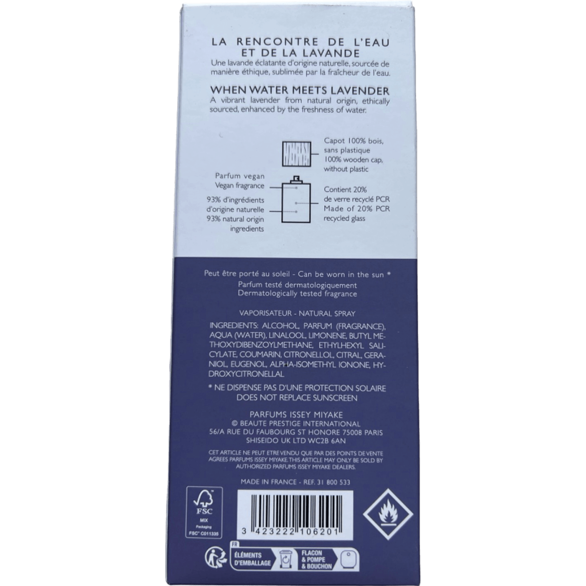 Issey Miyake Solar Lavender Eau De Toilette Spray 50ml