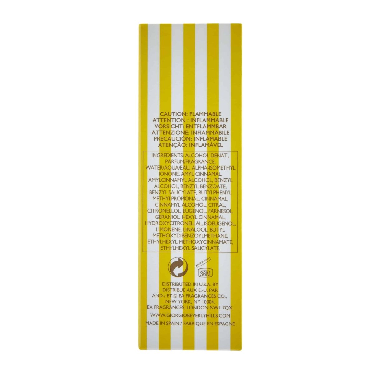 Giorgio Beverly Hills Giorgio Yellow Eau De Toilette Spray 30ml