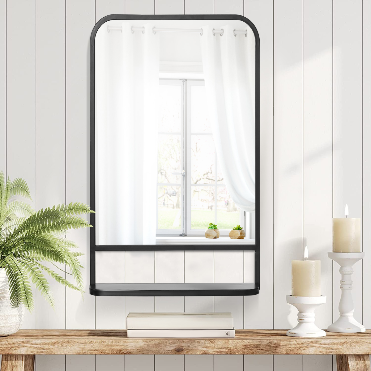 Bathroom Cabinet with Mirror ( Amazon Shipping)（Prohibited by WalMart）