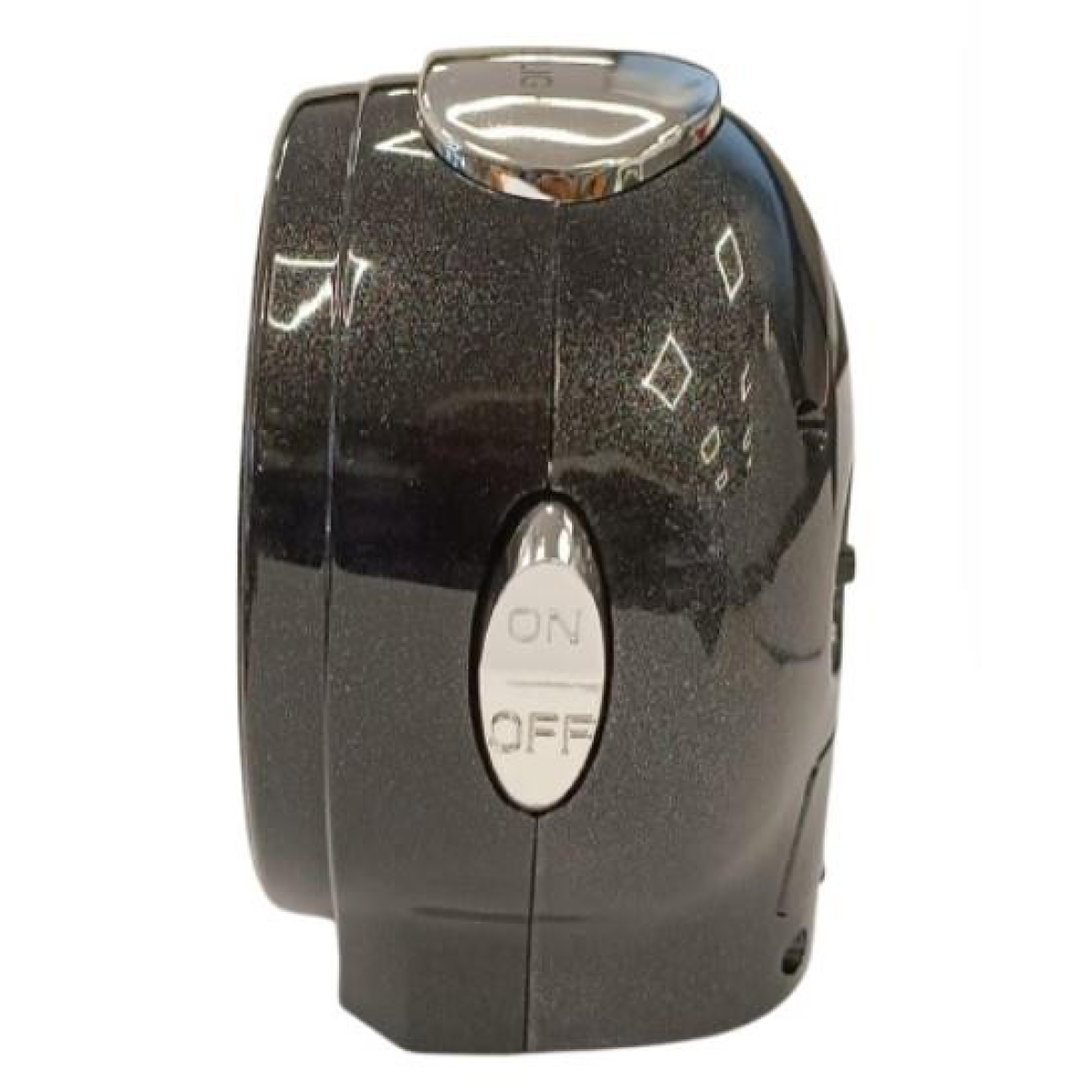 Acctim Eden Non Ticking Sweep Crescendo Alarm Clock in Black - 16523