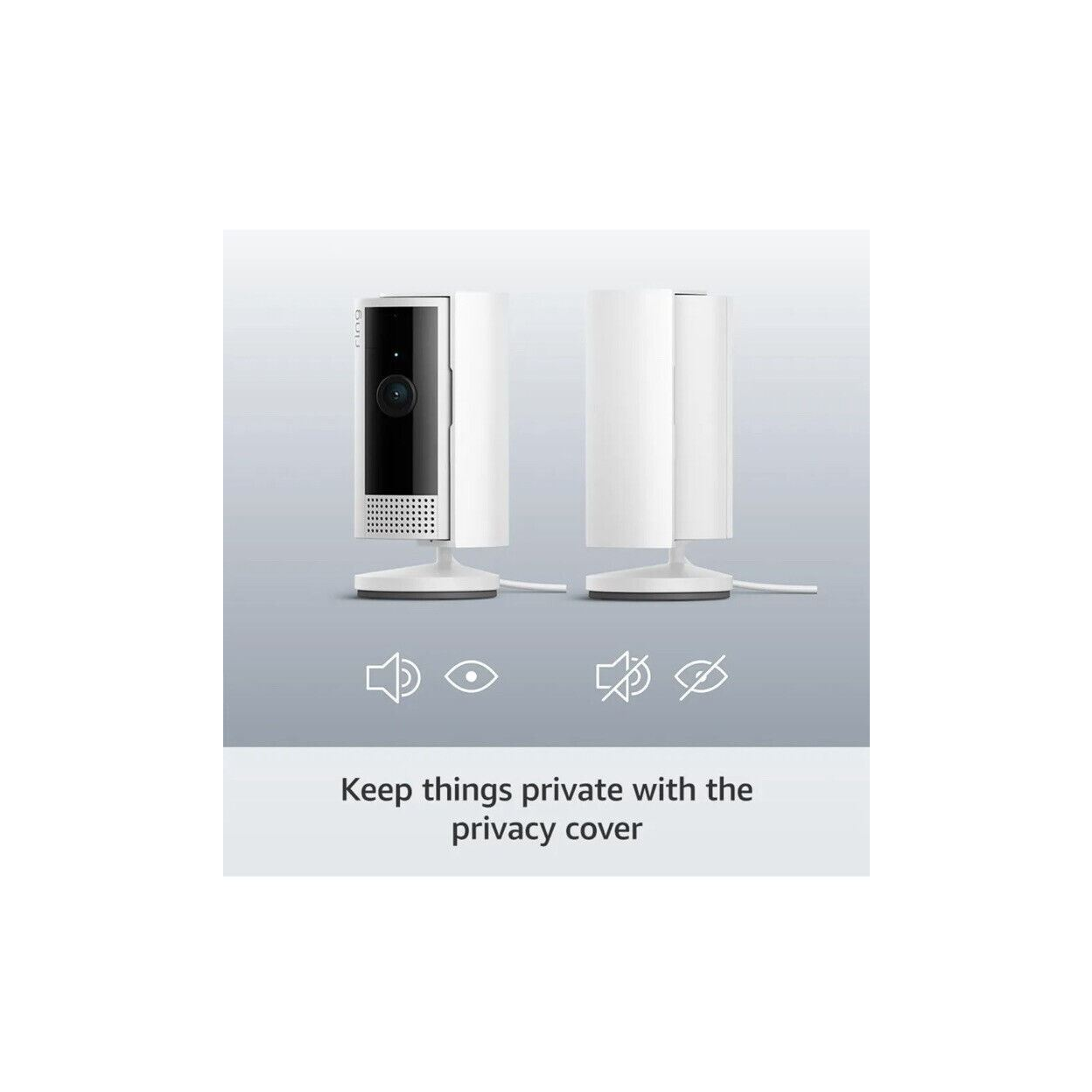 Ring Indoor Camera  2nd Gen Security Cam 1080p HD Video White