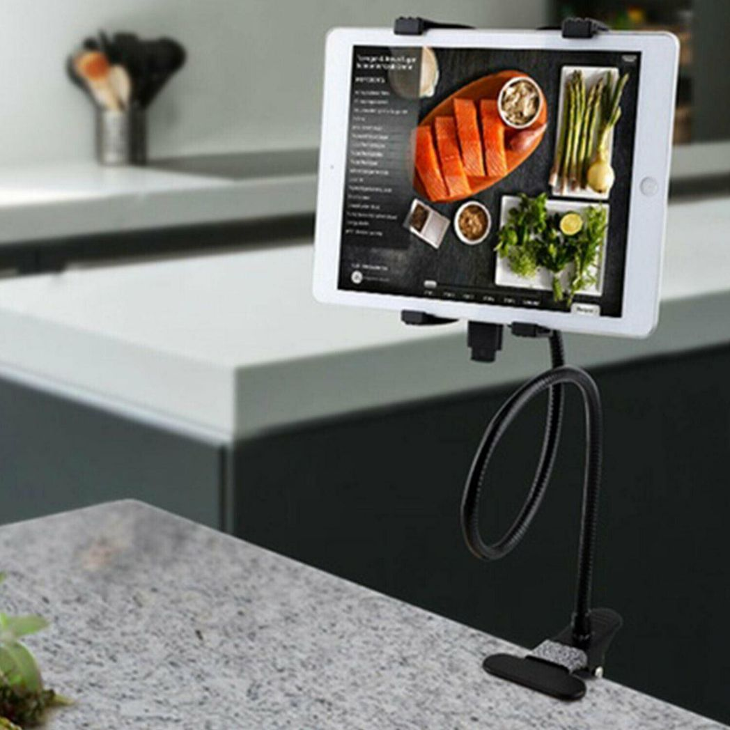 Aquarius 360 Degree Clamp Tablet Holder for Smart Devices, Red