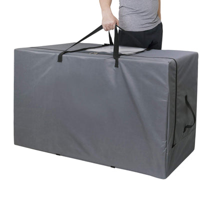 Cuddly Nest Folding Mattress Storage Bag - Heavy Duty Carry Case for Tri-Fold Guest Bed Mattress Fits 6" Queen Mattress
