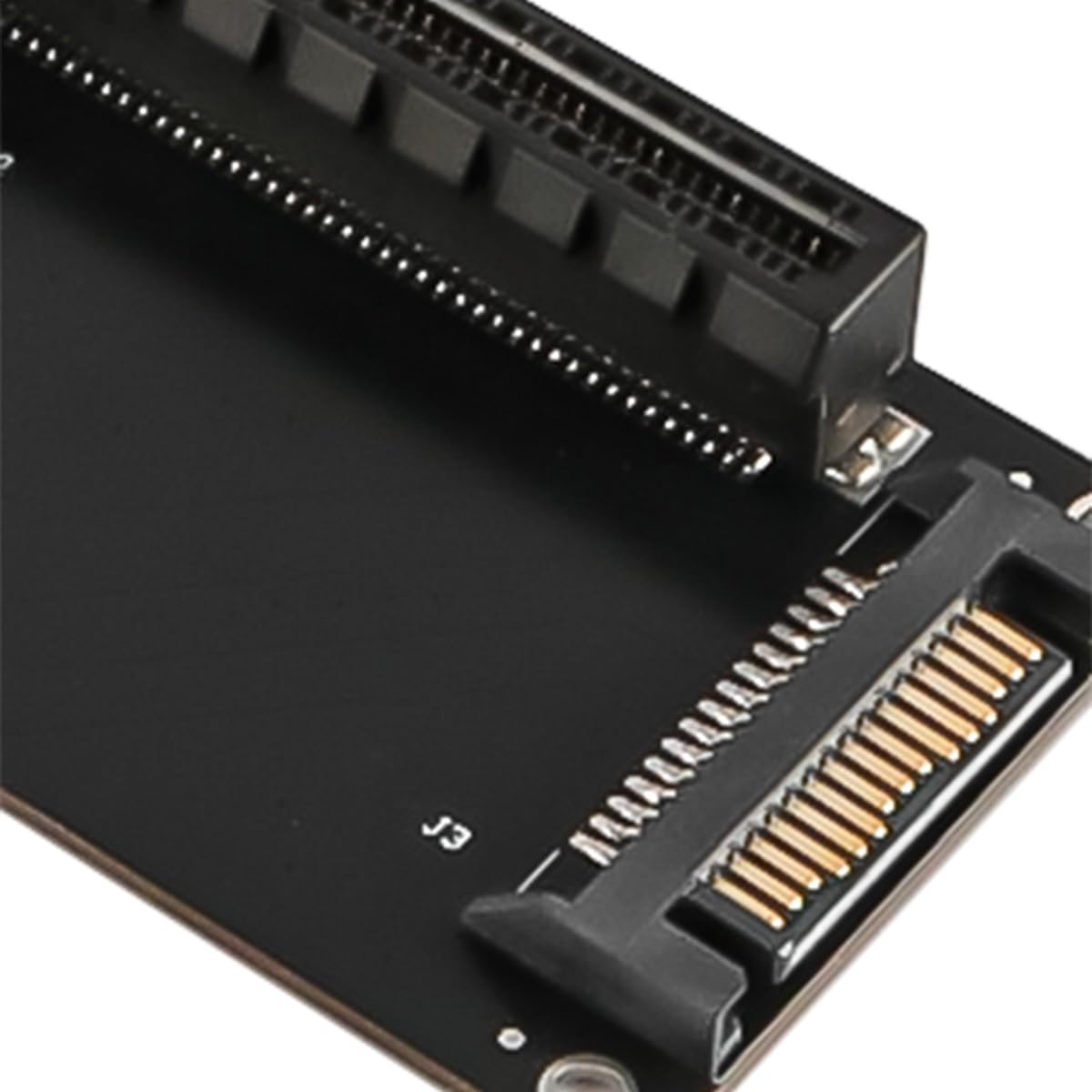 VOANZO Oculink SFF-8611/8612 to PCI-E 4.0 x16 Expansion Card with SATA Power Connector for External Graphics Cards