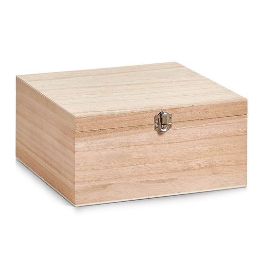 Zeller Storage Box, Brown, 26 x 26 x 12.5 cm