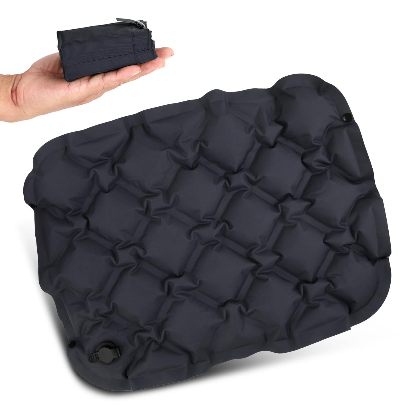Inflatable Seat Cushion,Portable Air Seat Pad for Camping Hiking Travel