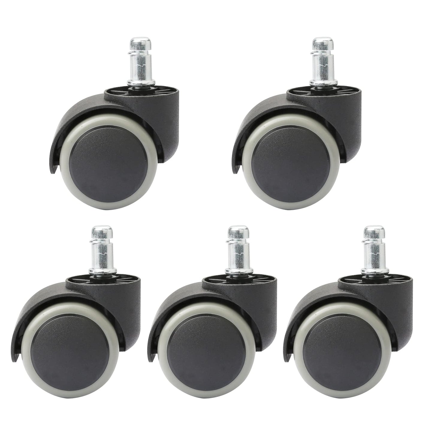 Chair Castors Heavy Duty Chair Wheels heedpeiur 5 Pcs Rubber Castors