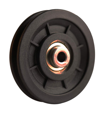 LFJ 90mm Gym Pulley Wheel, Universal Bearing Pulleys for Cable Machine Fitness Equipment Wearproof Abration Spare Part (8Pcs)
