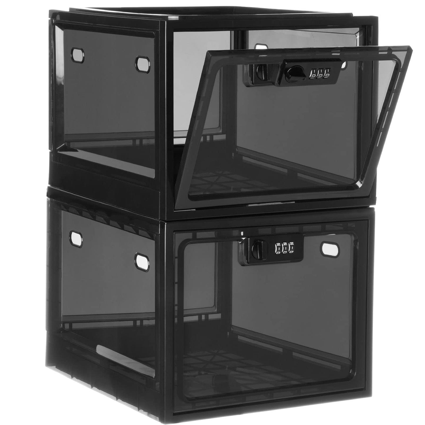 Lalifebuss Medicine Lock Box, Medication Lockable Container for Refrigerator Food Safe Locking Locker Tablet Phone for Kitchen Home School and Office