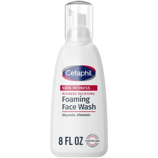 Cetaphil Redness Control Daily Foaming Face Wash, 8.0 Fluid Ounce