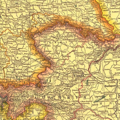 National Geographic: Europe 1915 World War 1 - Historic Wall Map Series - 31.5 x 28.5 inches - Laminated
