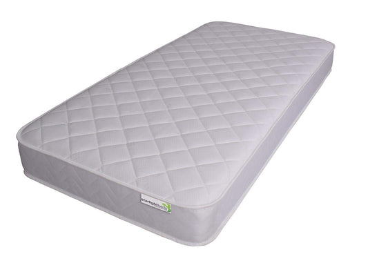 Starlight Beds Cooltouch Diamond Small Double Mattress, Value Hybrid Sprung with Memory Foam Layer, Plush, White, 18cm Deep (120cm x 190cm)