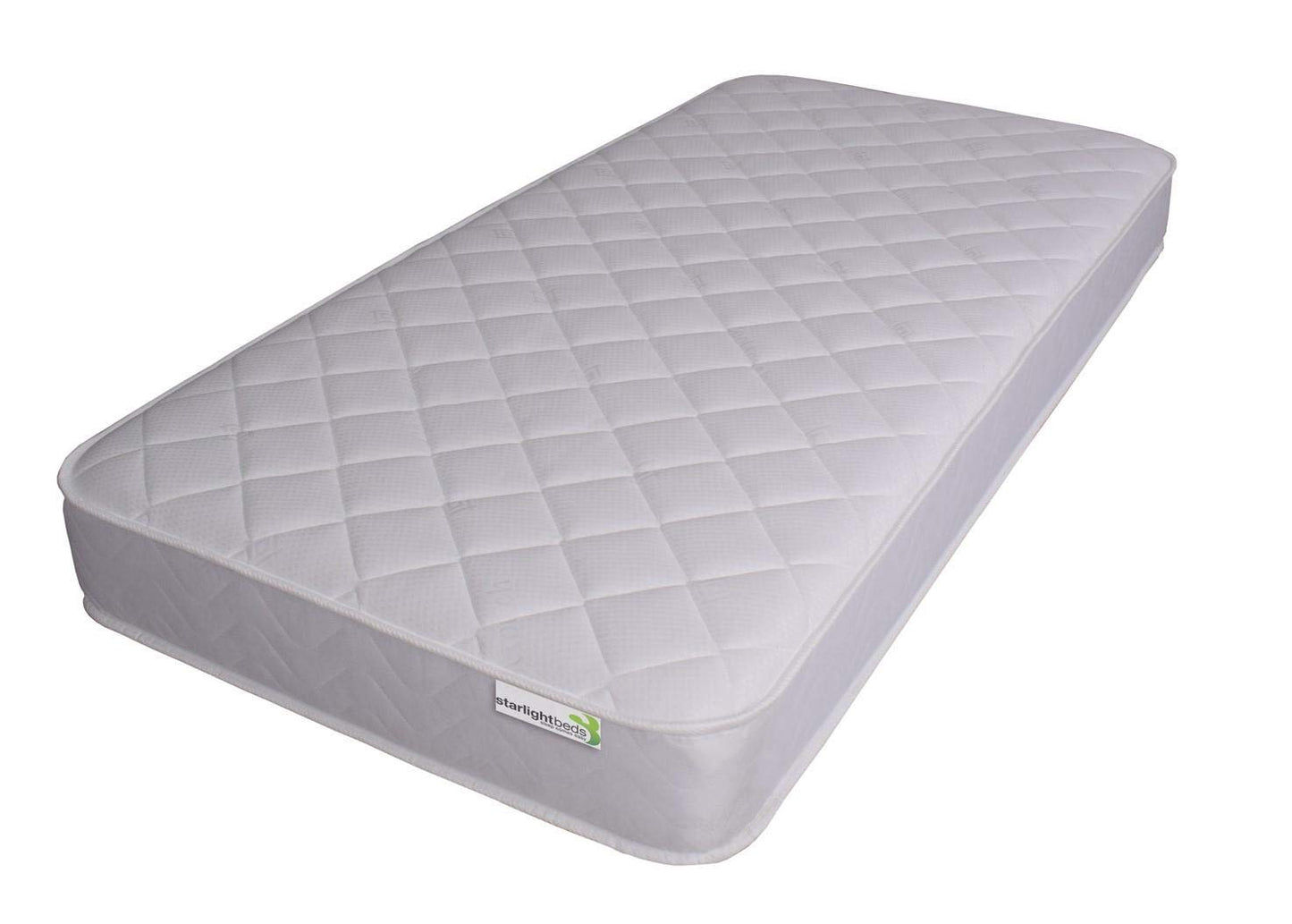 Starlight Beds Diamond Sprung Small Single Mattress with Memory Foam Layer
