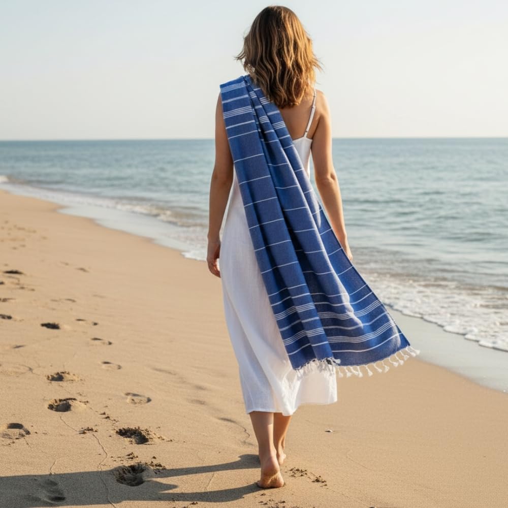 MyStilo® XXL Sauna Towel, Hammam Towel - Large, Soft Bath Towel 100 x 200 cm, Quick-Drying, Premium Beach Towel, Towel for Men, Women