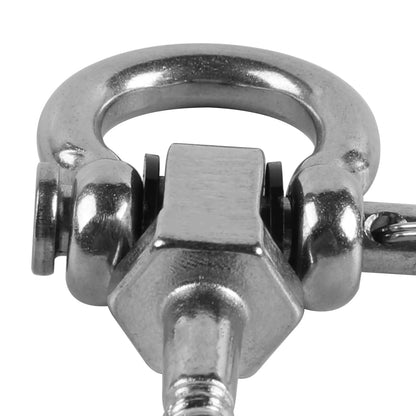 Namvo 2PCS Heavy Duty 304 Stainless Steel Swing Hook Swing Hanger with Bearings for Installation of Swings Yoga Hammocks Sandbags