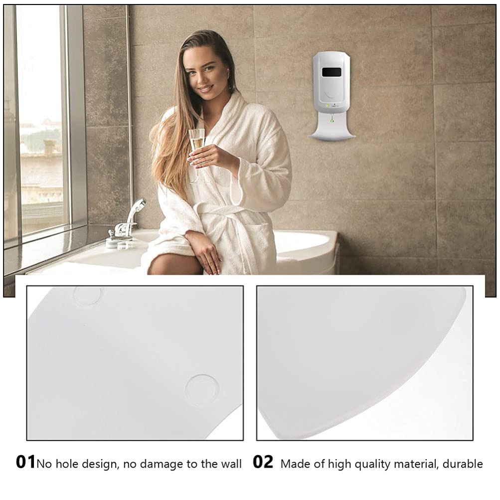 Cabilock2Pcs Universal Soap Dispenser Drip Tray Wall Mounted Drip Catcher