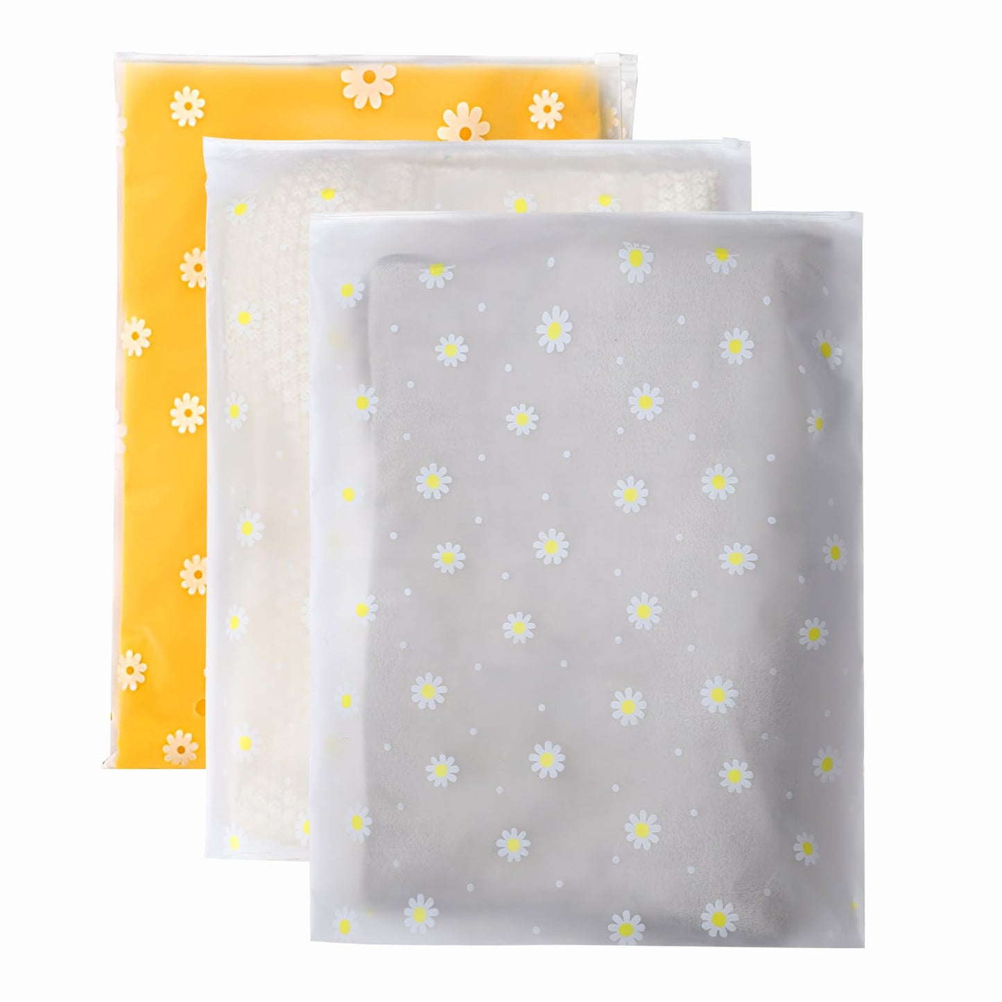 25 Pcs Reusable Ziplock Storage Bags 40 x 50 cm Travel Bags