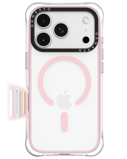 ORNARTO Air Case for iPhone 17 Pro Max Clear | Military-Grade Drop Protection | Camera Control Button | Compatible with MagSafe | Built-in Air Phone