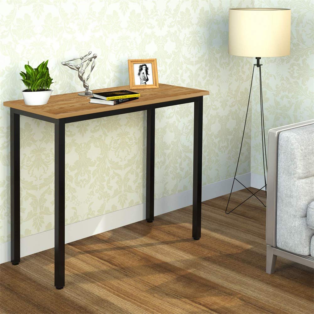 sogesfurniture Compact Computer Desk PC Laptop Table, Simple Home Study Table Writing Desk for Student, Multipurpose Workstation Office Meeting Table