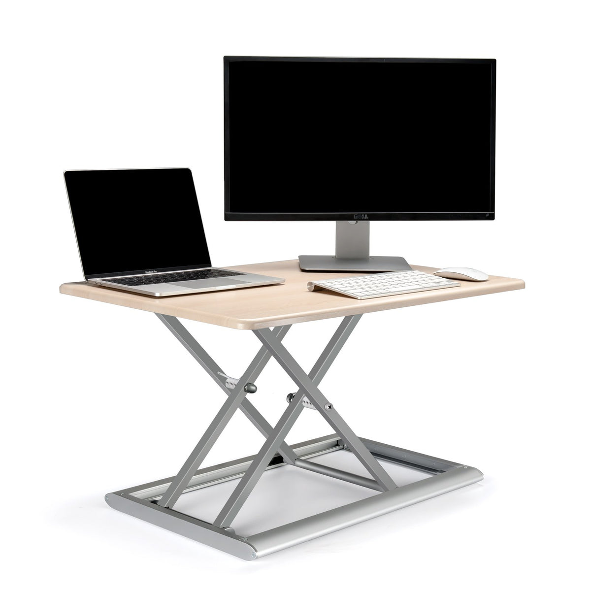 ThingyClub® Standing Desk Converter Height Adjustable Sit to Stand, 765 x 51 mm working surface, 55~430mm Adjust Height - Home or Office