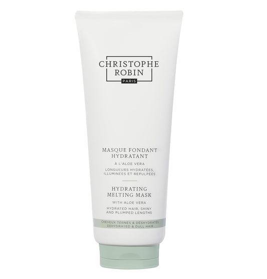 Christophe Robin Hydrating Melting Mask with Aloe Vera 200ml ? 95% Natural Melting Mask with Aloe Vera, Flaxseed Oil & Oligosaccharides- Lightweight,