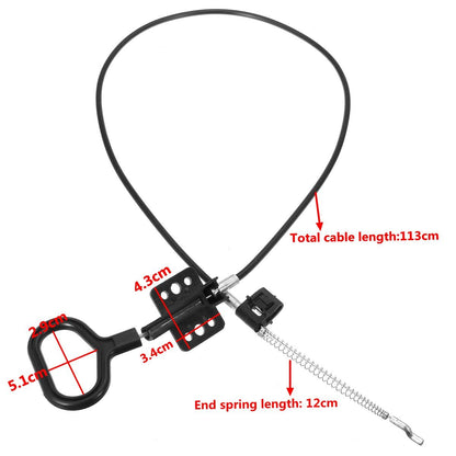 C-FUNN D Style Metal Replacement Cable Release Handle For Recliner Sofas Couch Chair