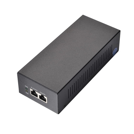 REVODATA 10G 90W PoE Injector, Convert Non-PoE to PoE++ Adapter, IEEE802.3af/at/bt Standard, 1/2.5/5/10Gbps Network via RJ45, Up to 100M Distance,
