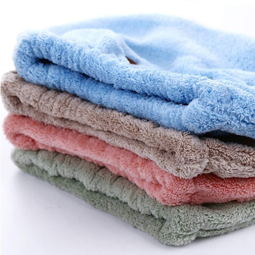 Microfiber Towel,Hair Drying Towel Super Absorbent, Twist Hair Turban, Drying Cap Hair Wrap Bath Cap Quick Dry,Absorbent Lightweight