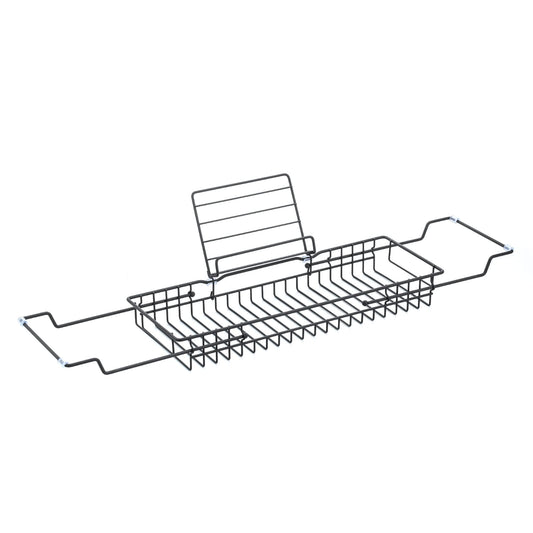 Blue Canyon Metal Over Bath Rack| Durable Plastic Shower Caddy| Convenient Bathroom Storage for All Your Bath Time Products Including Soaps, Sponges,