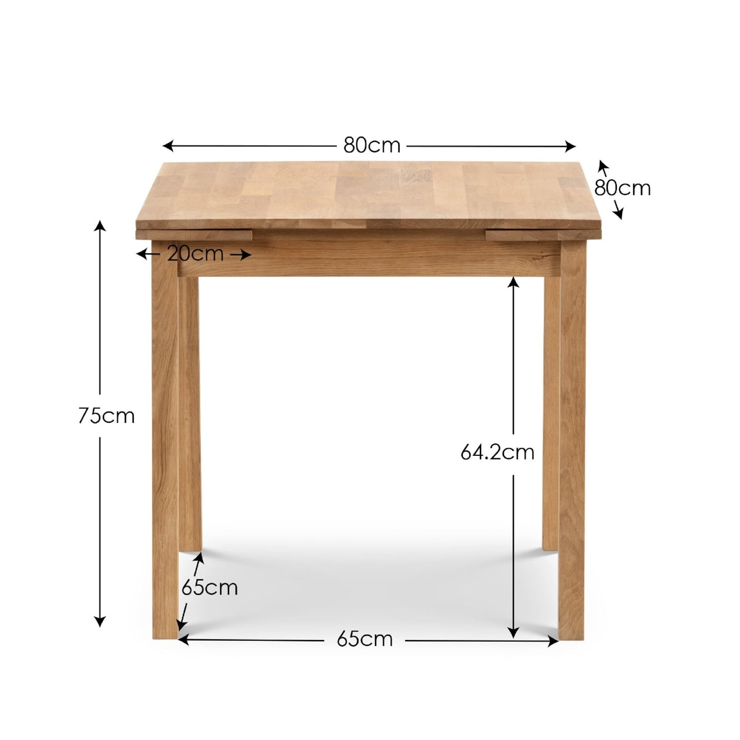 Julian Bowen Coxmoor Extending Dining Table, Oak