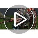 Gardena CleverRoll M Easy Metal Set: Hose trolley with 60 m capacity, very sturdy with a stable hose guide, includes 25m hose (18547-20)