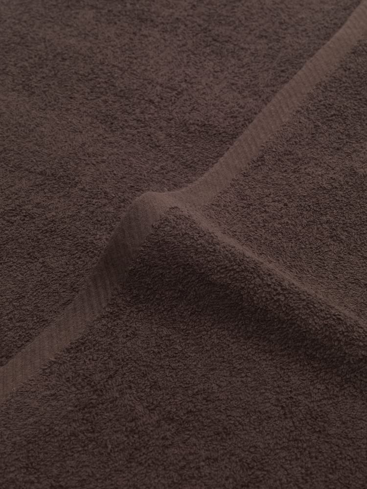 Top Towel - Plus - Large Bath Towels - Bathroom Towels - 2 Hand or Sink Towels - 50 x 100 cm - 100% Cotton - Brown