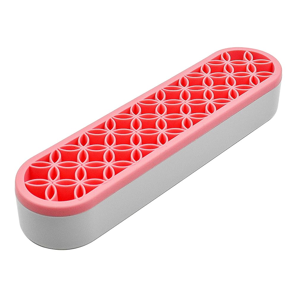Tiardey 1 Pcs Cosmetic Storage Box,Desktop Organisers Silicone Make Up Brush Storage Stand Sewing Tool Storage Box Desktop Storage Box for