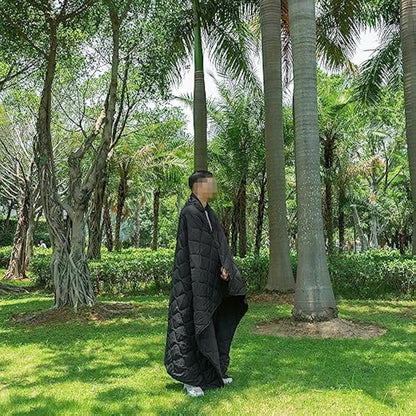 Tongcamo Poncho Liner Military Woobie Outdoor Camping Woobie Blanket for Travel, Beach, Grass, Picnic, Car Emergency, Outdoor, Survival