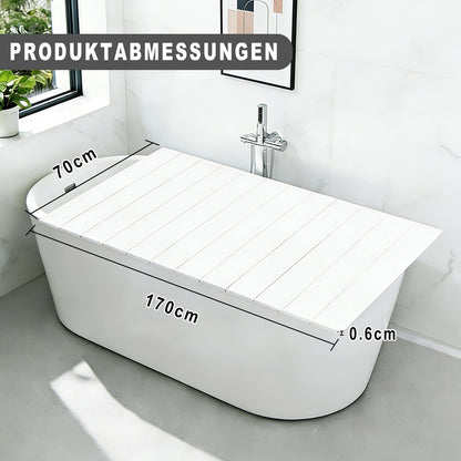 LXSEHN PVC Folding Bathtub Tray, Bath Tub Lid for Home 75x170x0.7cm