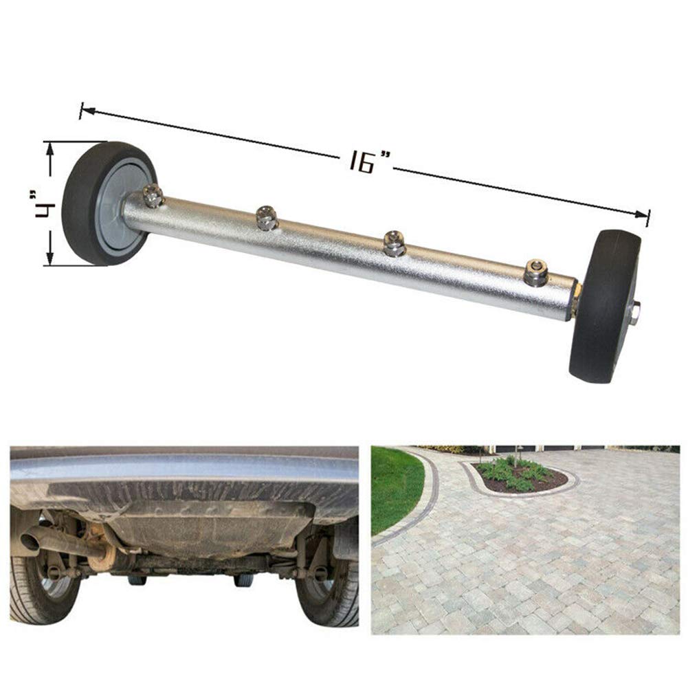 Pressure Washer, Pressure Washer Undercarriage Cleaner,Pressure Washer Accessories Stainless Steel Water Broom Portable 4 Spray Nozzle With Extenion