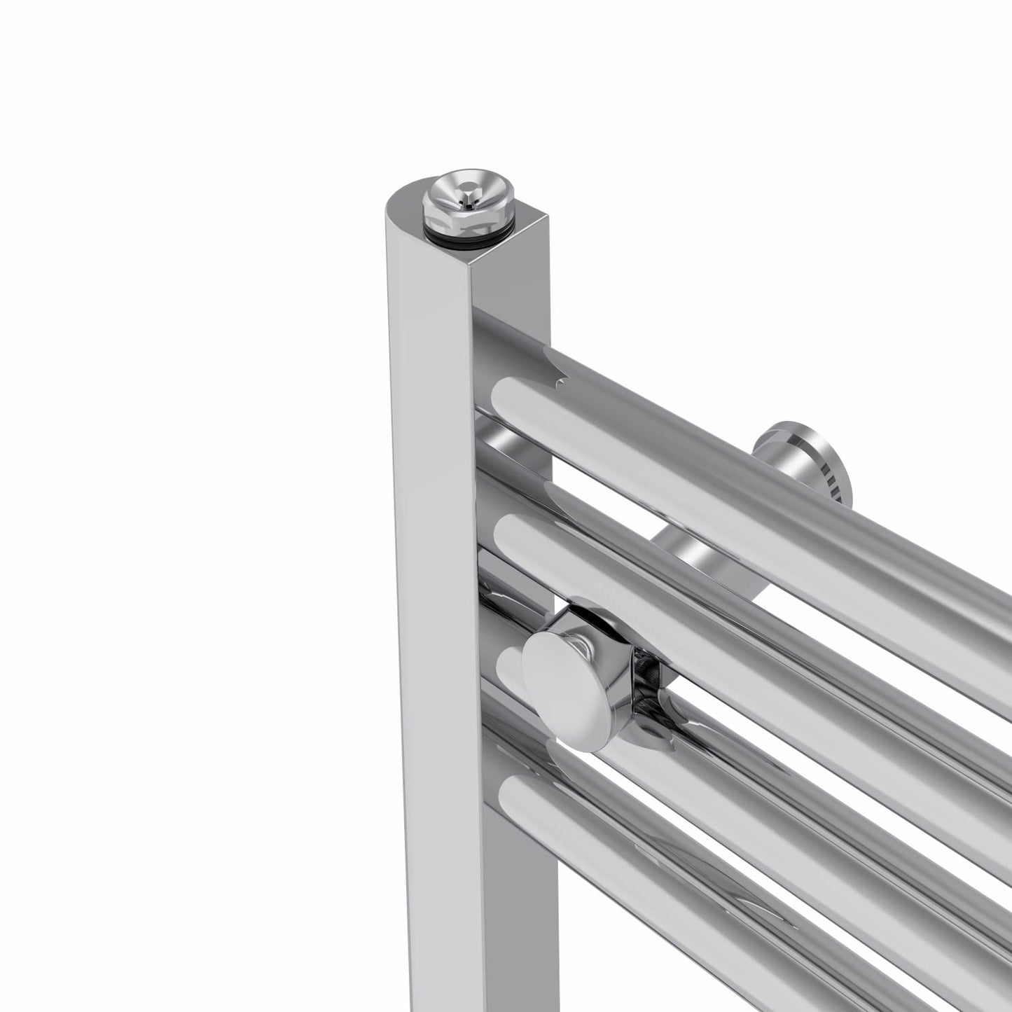 Warmehaus Straight Heated Towel Rail Radiator Ladder Chrome 1600x400mm