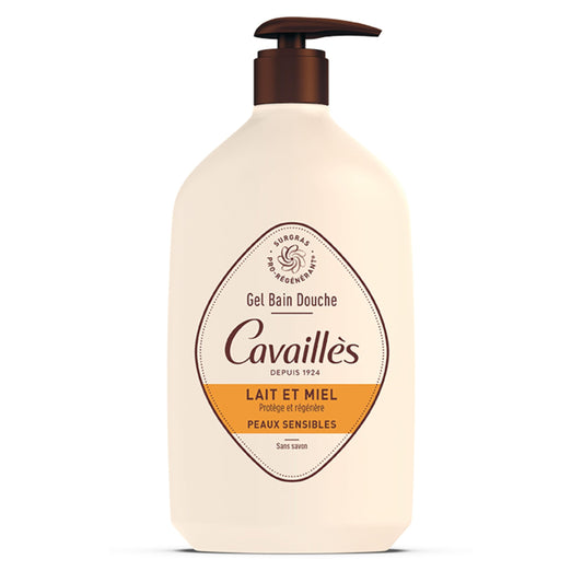 Rog? Cavaill?s Bath and Shower Gel for Sensitive Skin Milk and Honey 1L