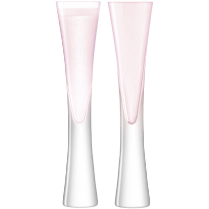 LSA International Moya Champagne Flute 170ml Blush x 2, 2 Count