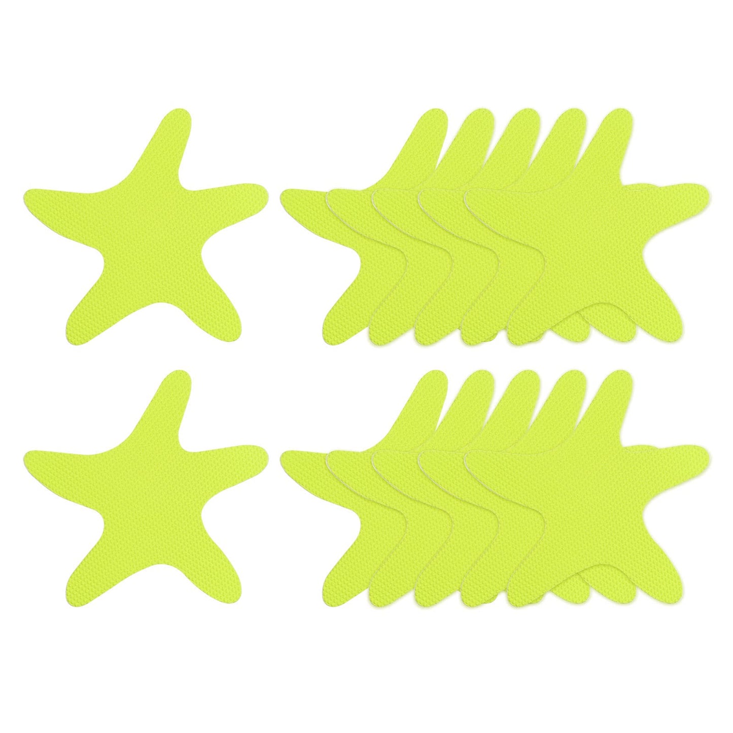 sourcing map 12pcs Non Slip Bathtub Stickers Bath Shower Floor 3.86" Anti-Slip Sticker Tape Starfish Style Decals for Bathroom Kitchen Bathtub Treads